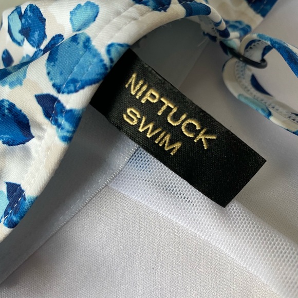 Nip Tuck Swim One Piece Suit NG2976PPB Blue Size 4 New - Picture 10 of 13